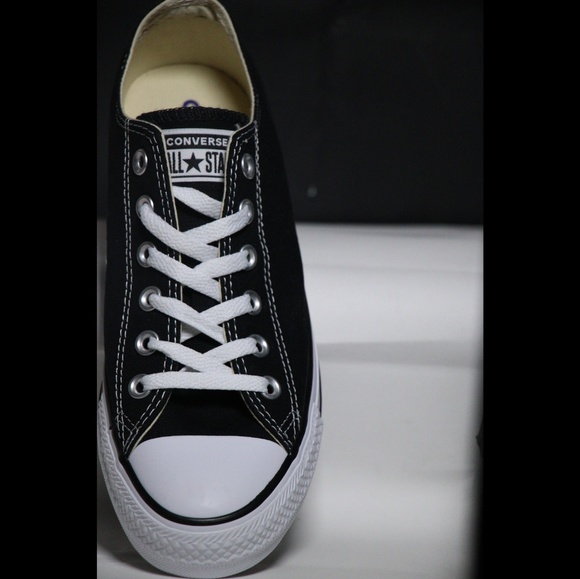 Converse Classic Black All Star Low Tops - Picture 7 of 7